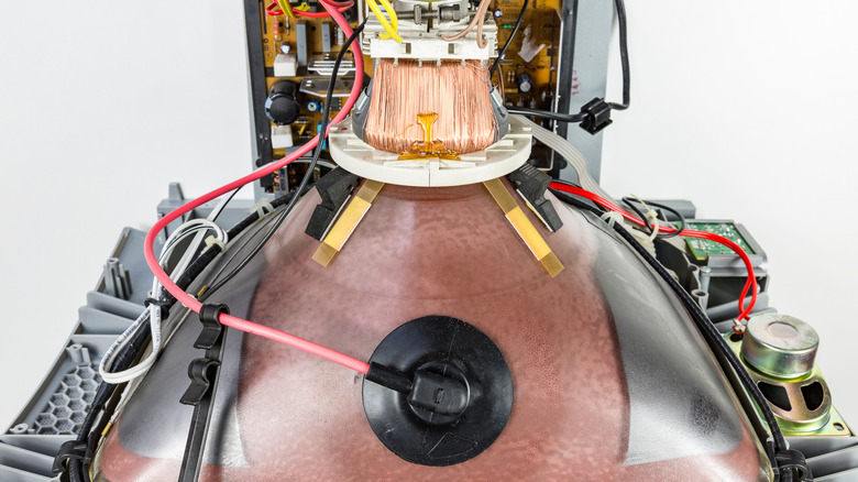 Inside a CRT TV