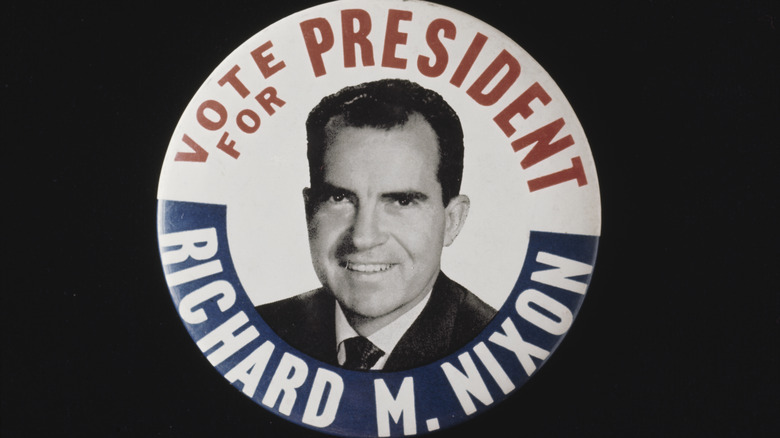 Richard Nixon presidential button
