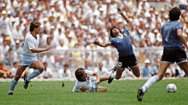 Diego Maradona at the 1986 World Cup 