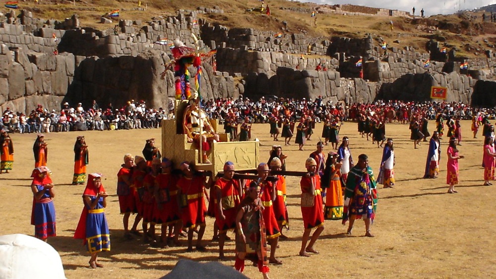 Inti Raymi (Festival of the Sun) at the Fortress of Sacsayhuaman in Cusco, Peru
