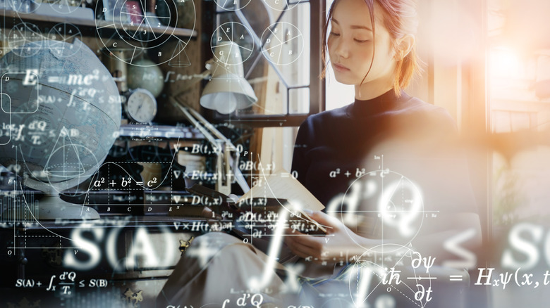 a bunch of equations