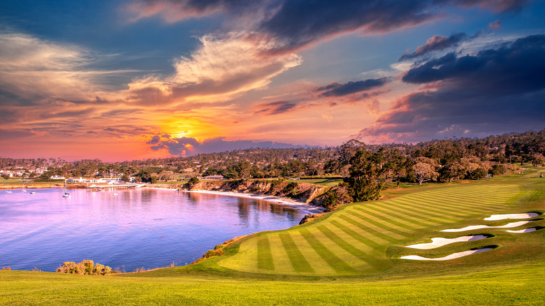 Pebble Beach golf course 