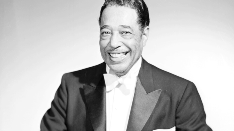 Duke Ellington wearing a tuxedo 
