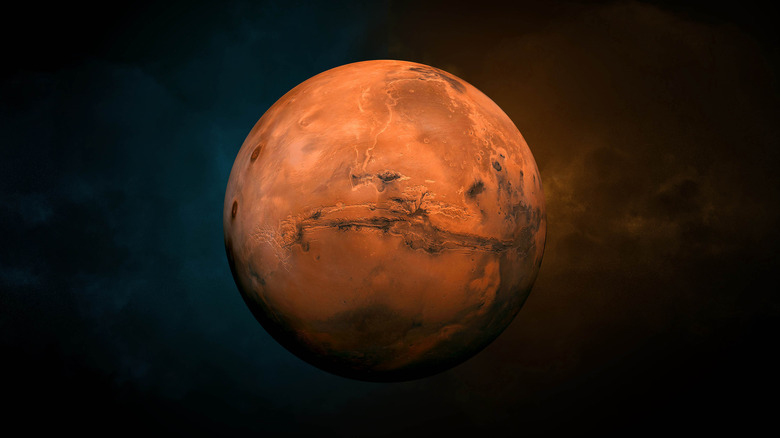 Mars in space