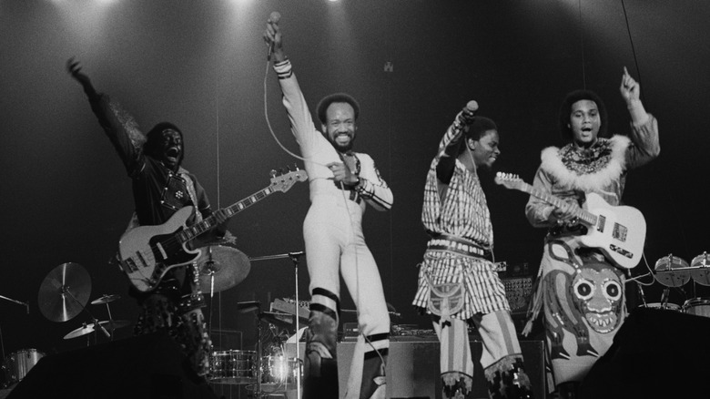 Earth, Wind and Fire on stage