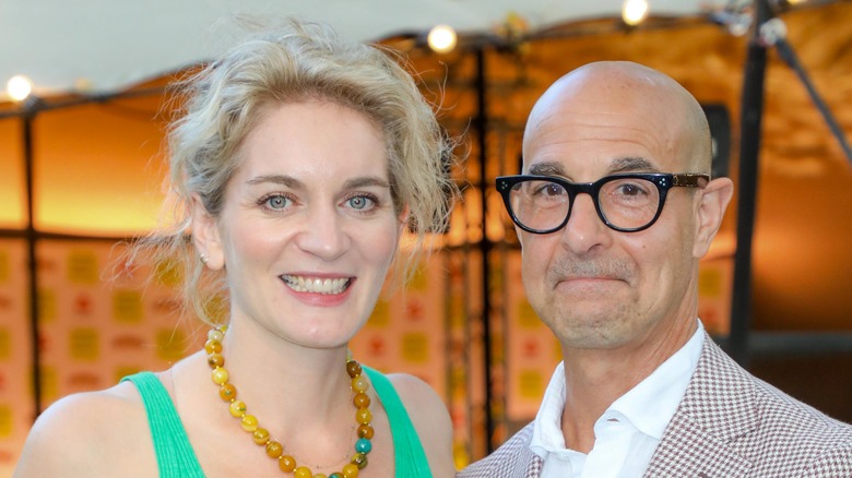 Stanley Tucci and Felicity Blunt 
