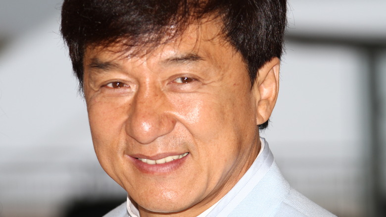 Jackie Chan smiling