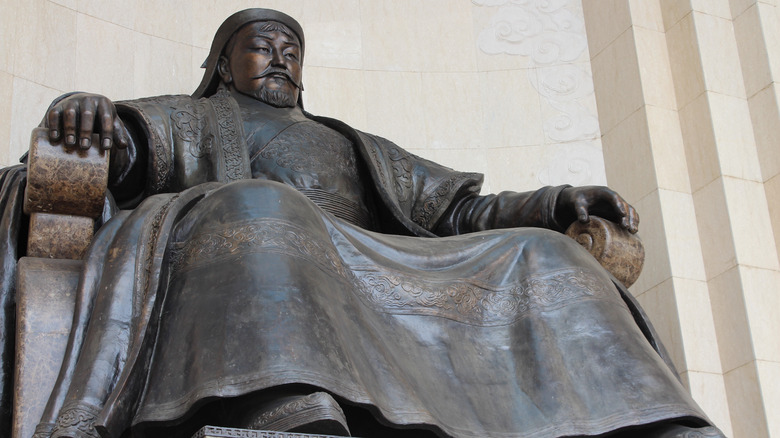 Genghis Khan statue