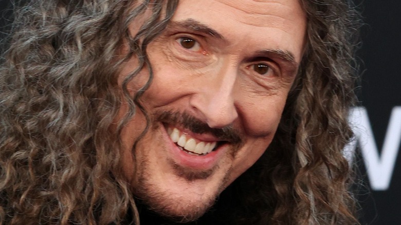 weird al long hair goatee