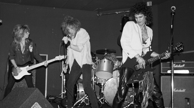 Hollywood Rose performing