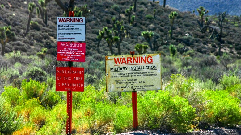 area 51 signs