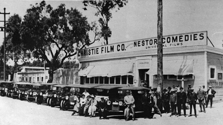 An early Hollywood movie studio