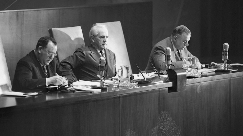 Men chair UN conference on Israel