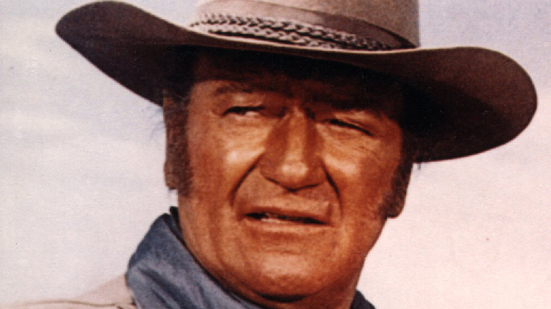 John Wayne with cowboy hat