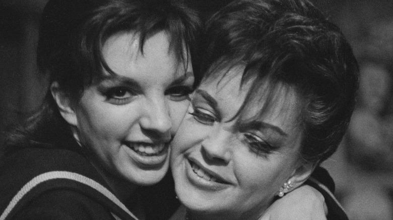 Liza Minnelli and Judy Garland