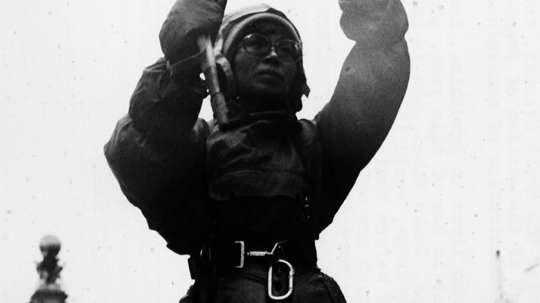 Junko Tabei in gear