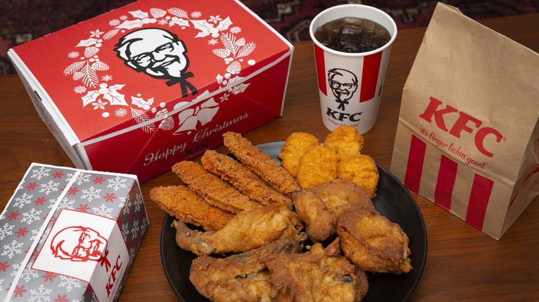 KFC Japanese Christmas meal pack