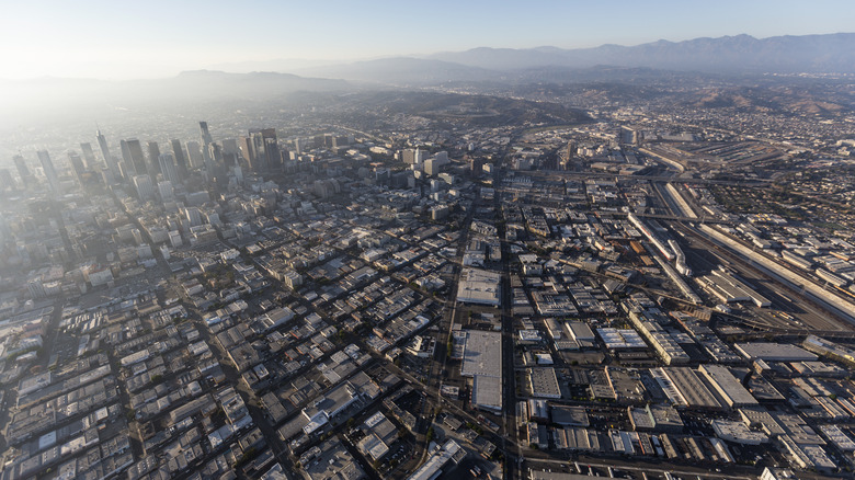 Skid Row aerial view