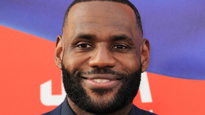 Lebron James smiling