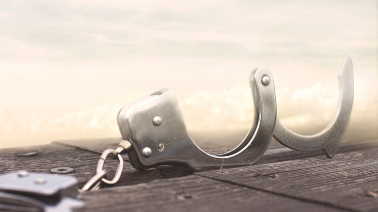 Open handcuffs