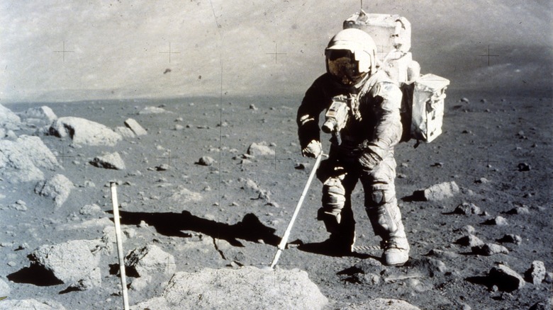 an apollo 17 astronaut