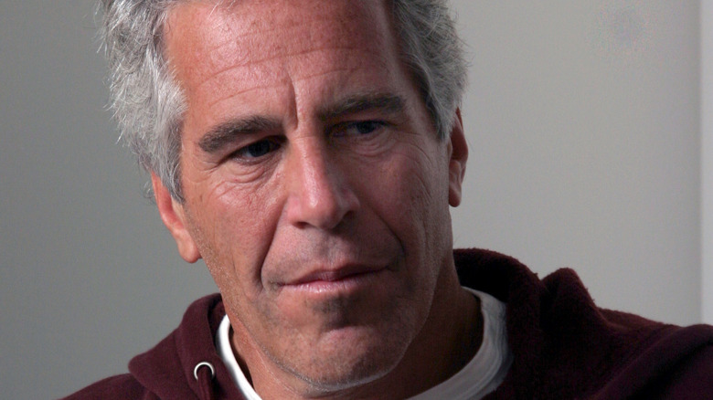 Jeffrey Epstein frowning