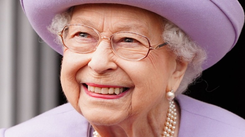 Queen Elizabeth II smiliing