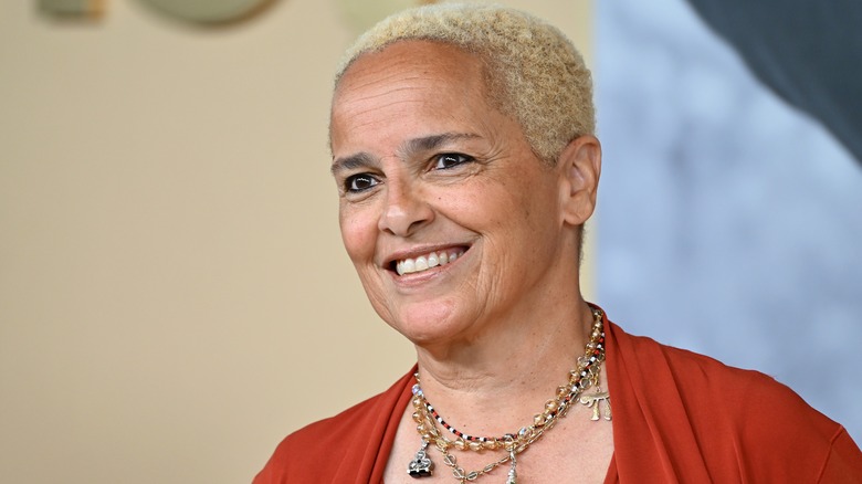 Shari Belafonte smiling