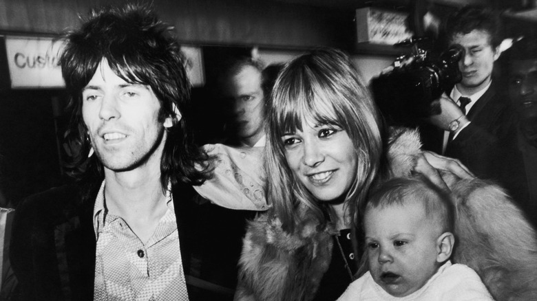 Richards, Pallenberg, and their son Marlon