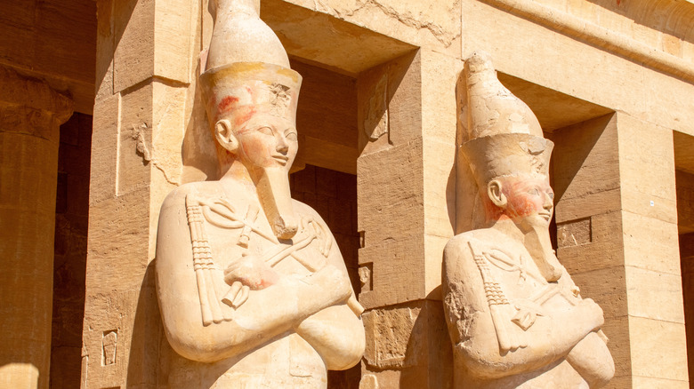 Mortuary temple of Queen Hatshepsut in Egypt