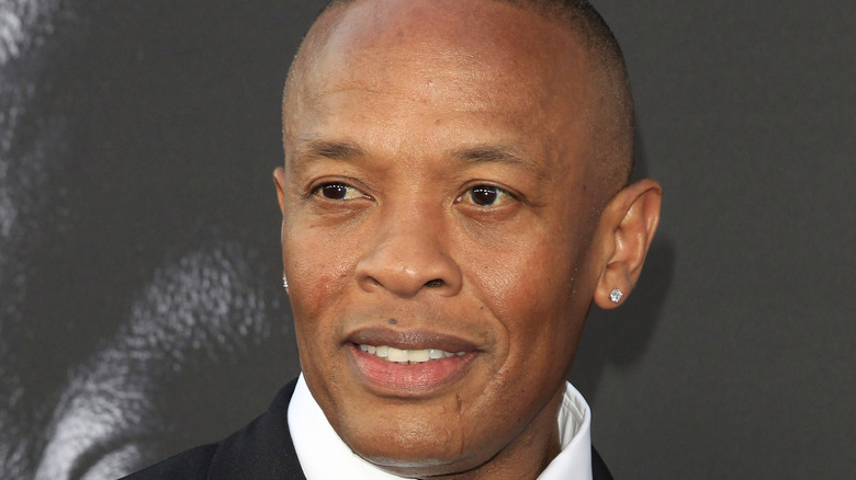 Dr. Dre in diamond earings