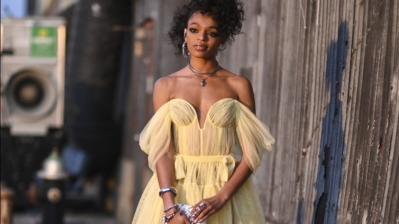 Selah Marley in yellow dress