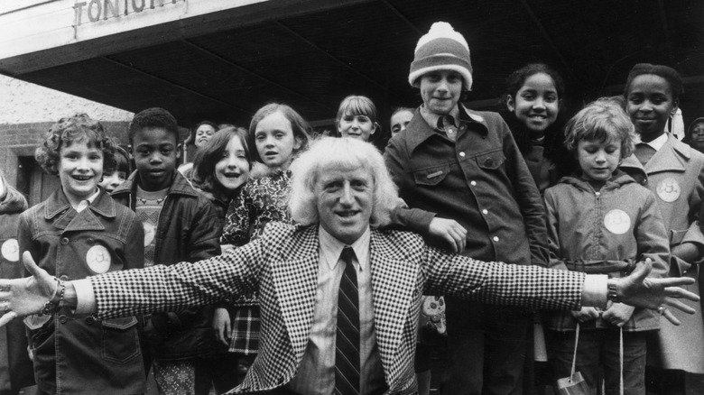 Jimmy Savile studio children