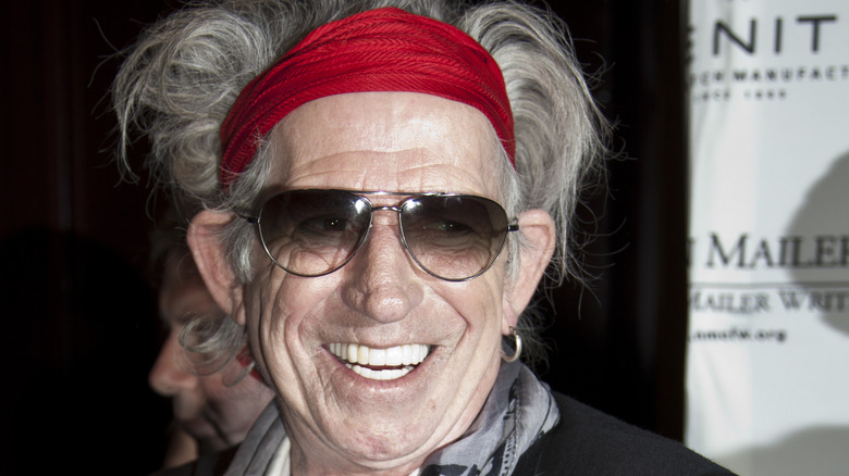 Keith Richards smiling