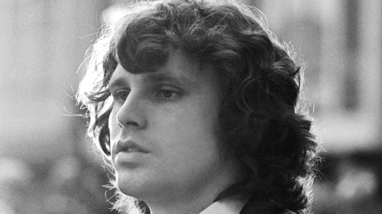 Jim Morrison looking serious