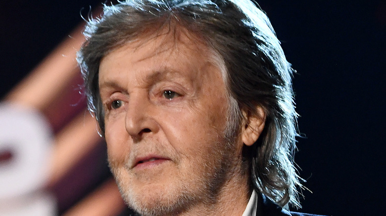 Paul McCartney speaks at event