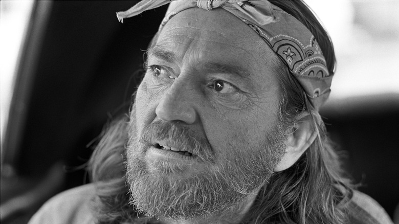 portrait of a young Willie Nelson