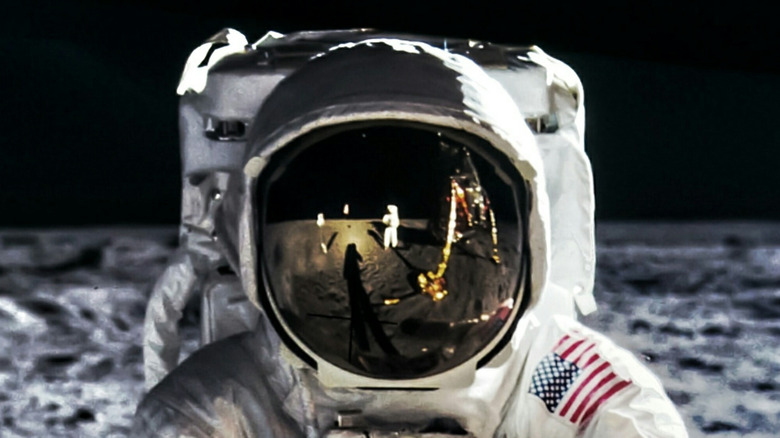 Astronaut on the moon