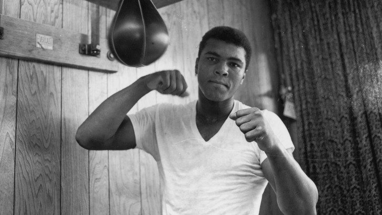 muhammad ali practicing