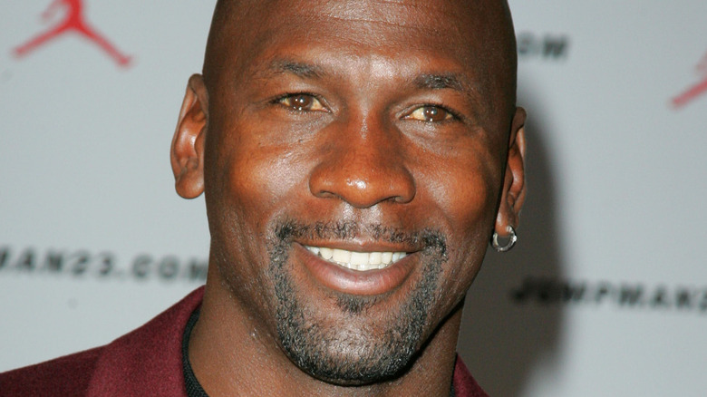 Michael Jordan smiling