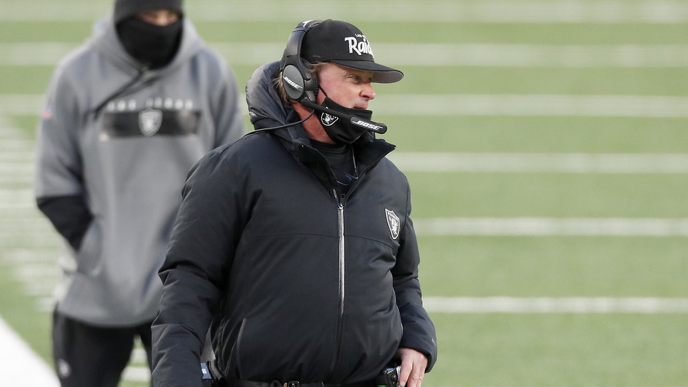 Raiders head coach Jon Gruden