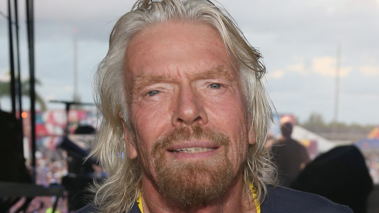 Richard Branson looking at camera