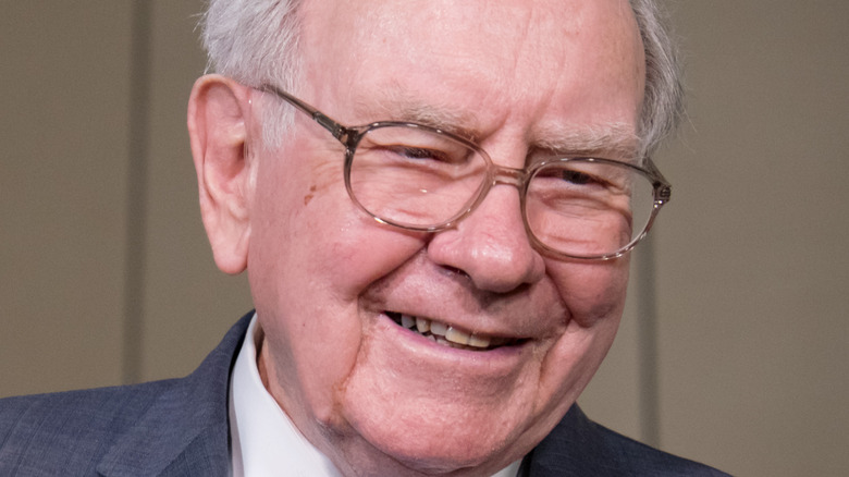 Warren Buffett smiling