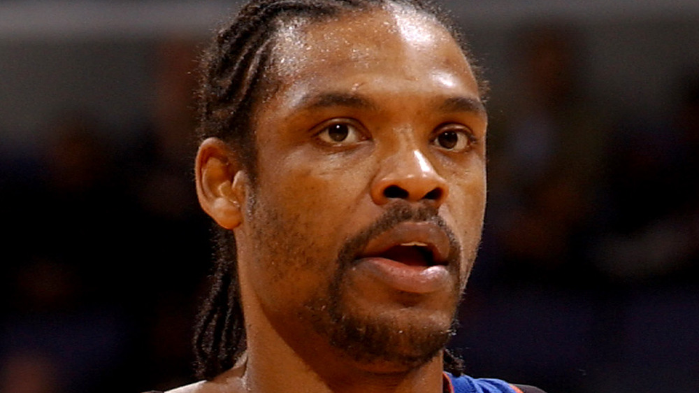 Latrell Sprewell reacts