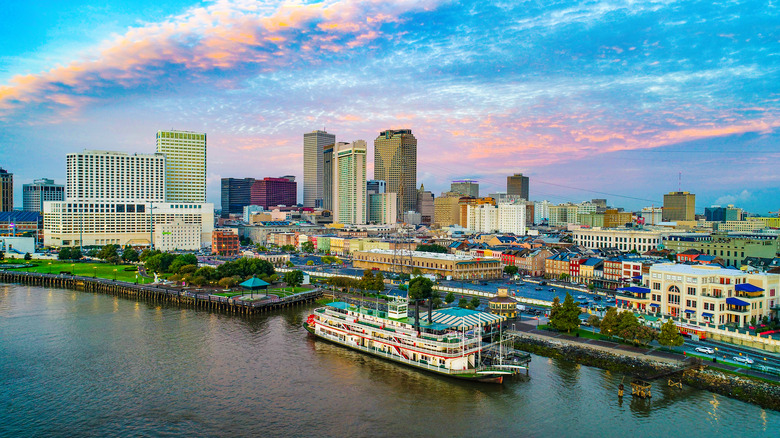 New Orleans and the Mississippi River