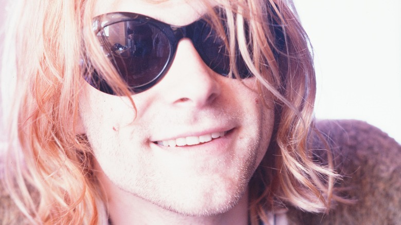 Kurt Cobain smiles