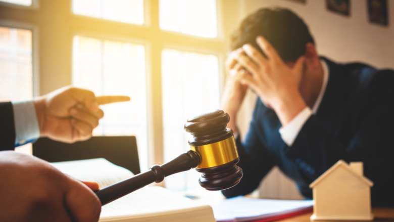 Businessman getting judged harshly