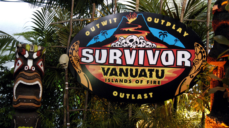 CBS Survivor sign