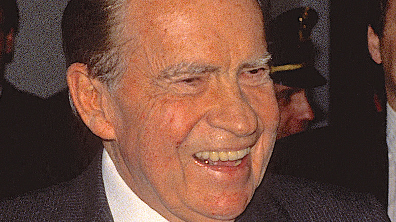 Richard Nixon smiling