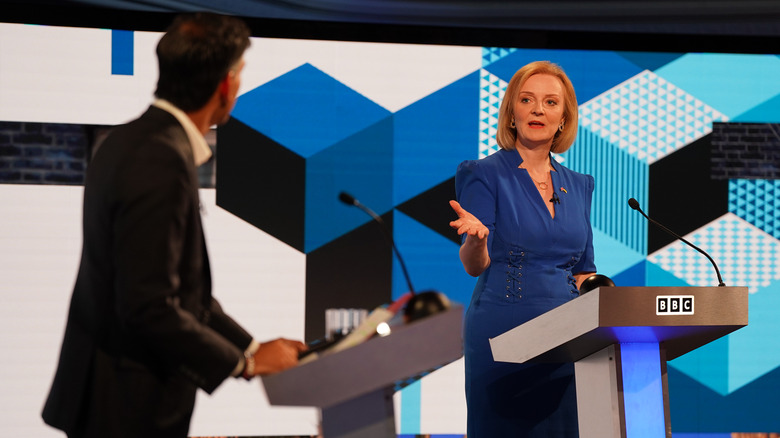 Rishi Sunak Liz Truss debate